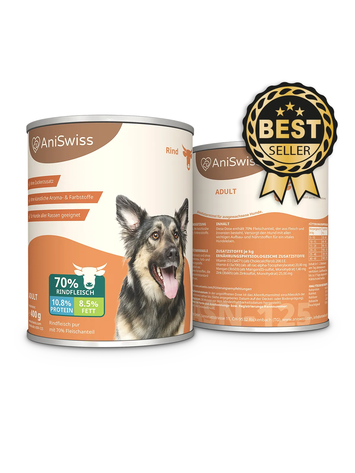gesundes Hundefutter-Nassfutter Hund-Rind-Fleisch-pur-Hundefutter Nass-Hundefutter getreidefrei