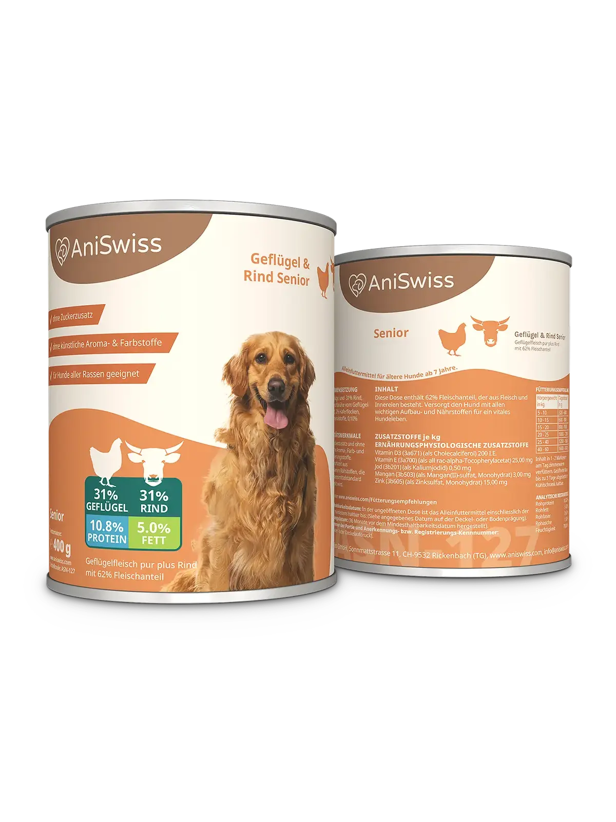 Hundefutter Nass-Hundenassfutter-Geflügel und Rind-Hundenahrung Senior-bestes Hundefutter