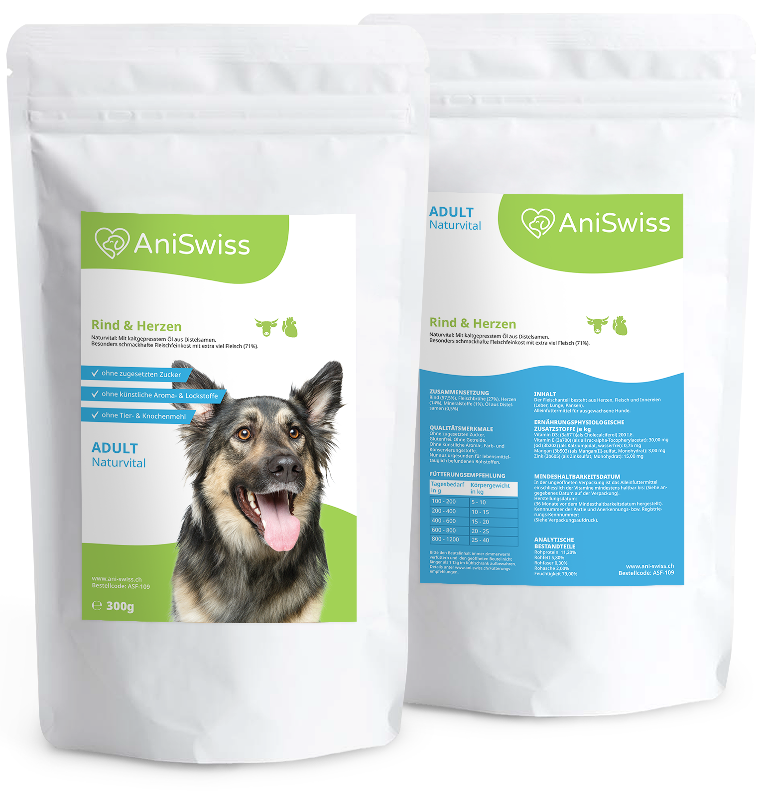 Premium Hundefutter - Nassfutter Hunde - Hundenahrung feucht - Hundefutter online kaufen - bestes Hundenassfutter