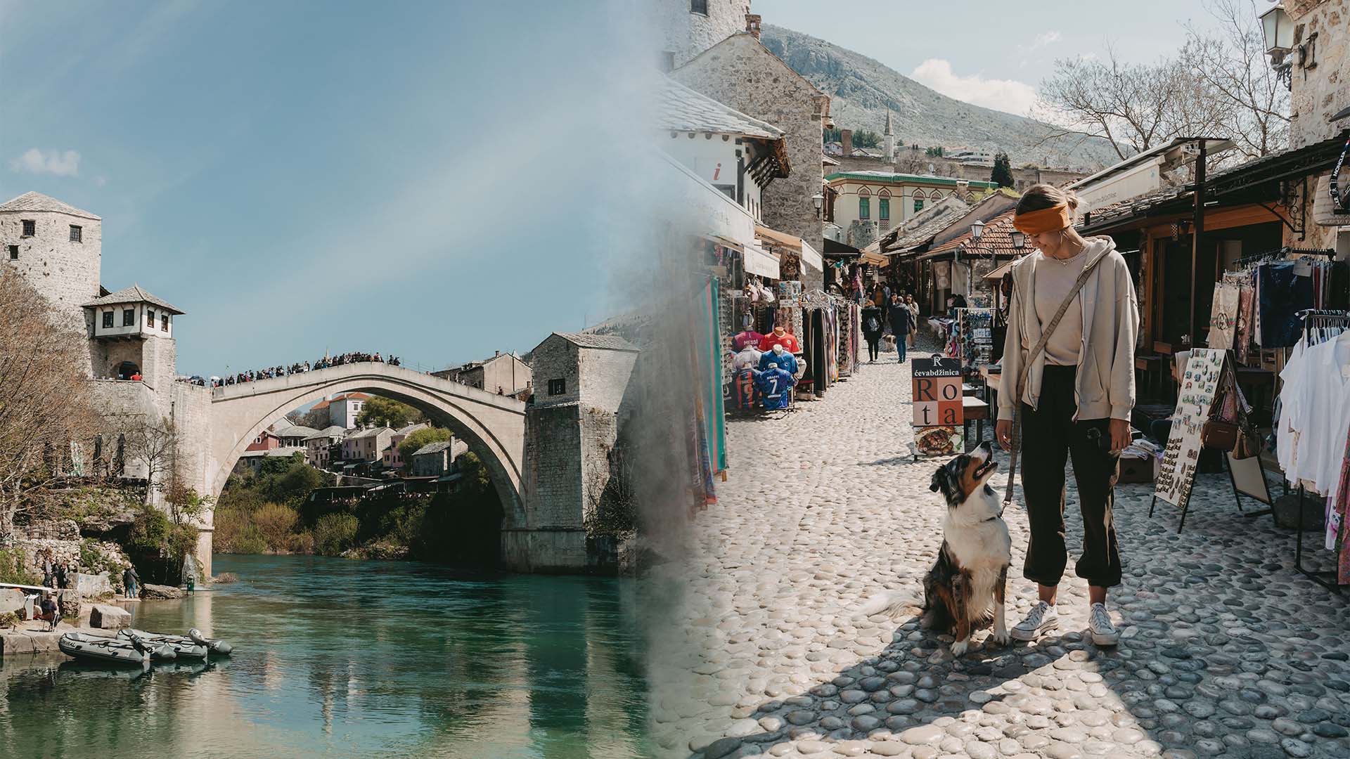 Linus in der grössten Stadt Bosniens - Mostar wir kommen!