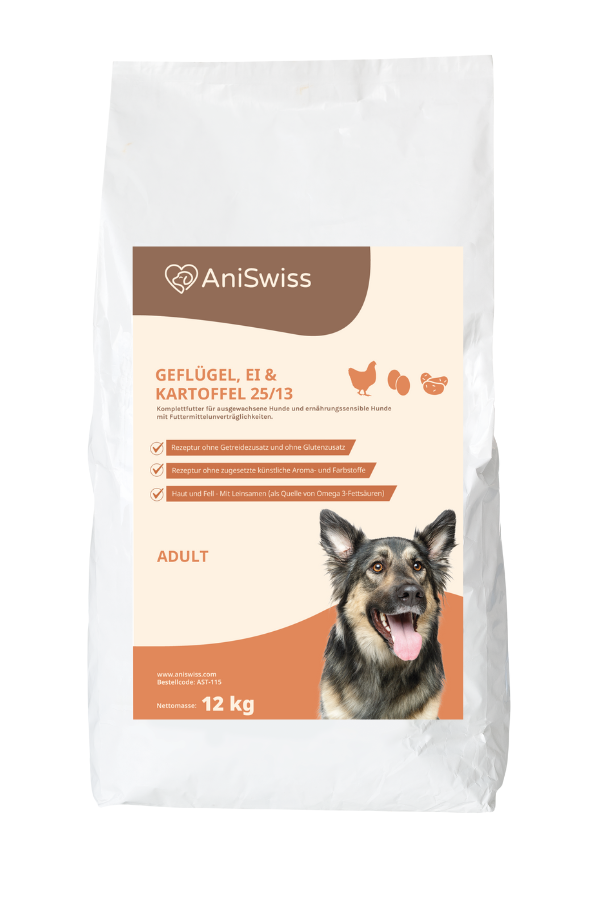 Premium Fleisch von Geflügel mit Ei und Kartoffel (25/13)
