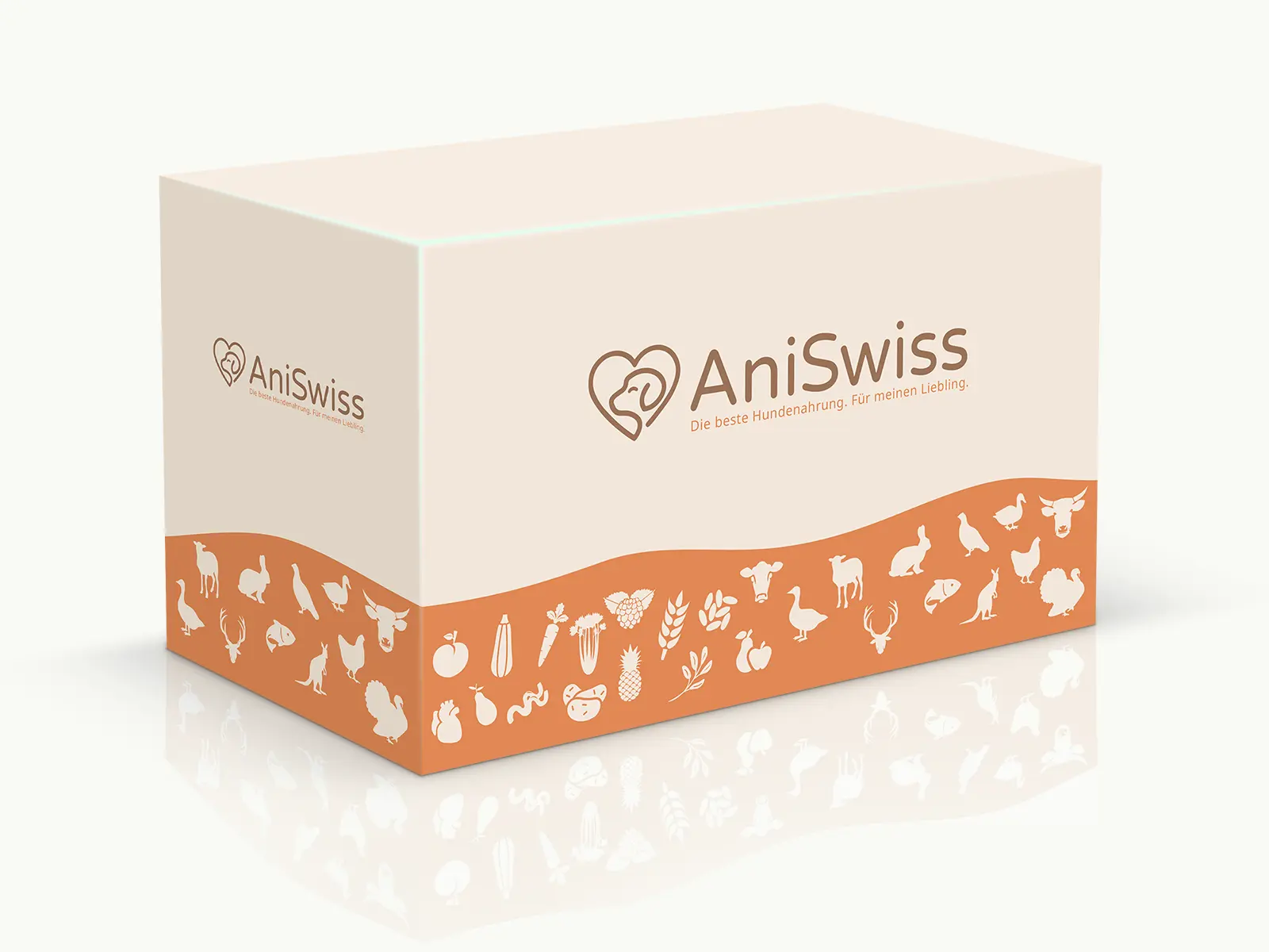 AniSwiss Hundefutter Probierpaket Versandbox
