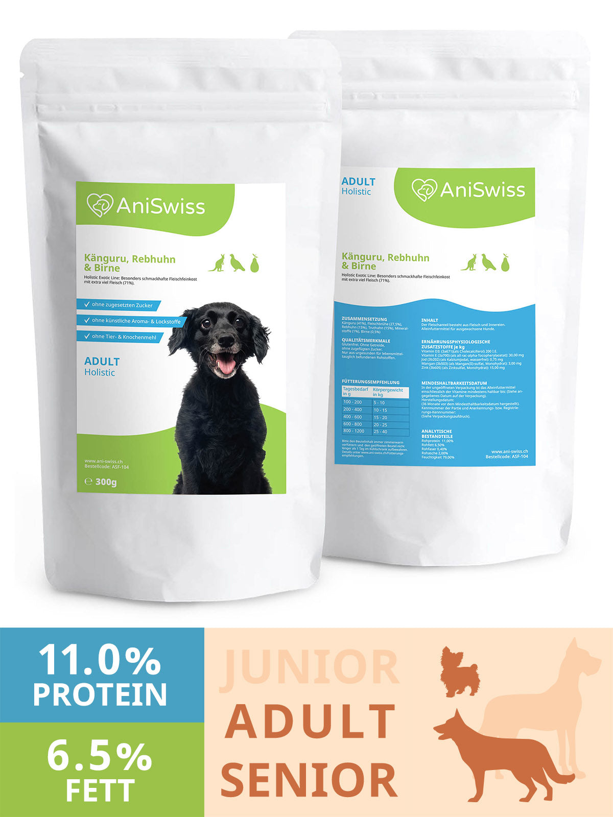 Nassfutter Hunde - Hundenahrung feucht - Hundefutter online kaufen - bestes Hundenassfutter - Bild Verpackung