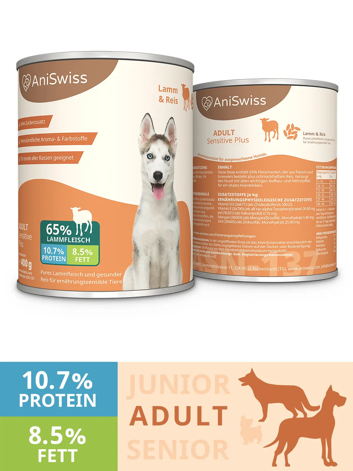 Lamm und Reis-Hundefutter Menü-sensitiv Hundefutter-leichte Hundenahrung