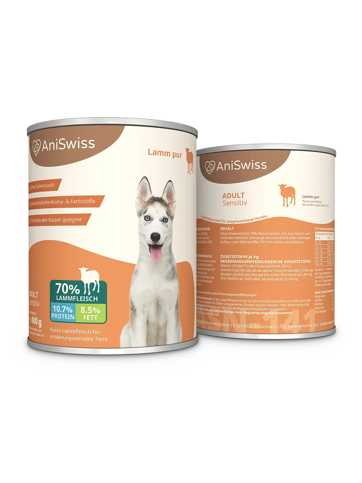 Hundefutter mit Lamm-gesundes Hundefutter-sensitiv Nahrung Hund-getreidefreies Hundefutter
